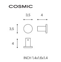 MEDIDAS COLGADOR KUBIC COSMIC